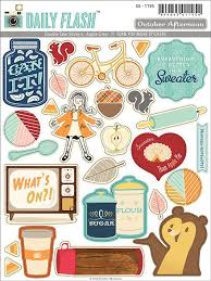 October Afternoon Want It Just For That Sweater Chipboard Aufkleber Fur Wande Wandtattoos Ausdrucken