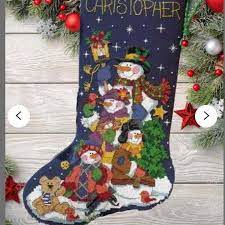 This is one of our free cross stitch patterns named christmas stocking, a beautiful pattern that would be great for your christmas cross stitch project each of free christmas cross stitching. Snowman Family Fun Stocking Cross Stitch Pattern Christmas Needlepoint Stoc Cross Stitch Christmas Stockings Xmas Cross Stitch Needlepoint Christmas Stockings
