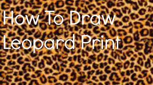 Check spelling or type a new query. How To Draw Leopard Print Youtube