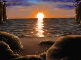 900x633 beach sunset by midnightsun88. Beach Sunset Drawing Color Pencil