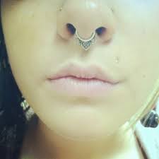Animaulboldt My New Septum Piece By Honeycomb Organics An Nice Close Up Of Animaulboldt Wearing Our D Septum Piercing Jewelry Body Piercings Nose Piercing