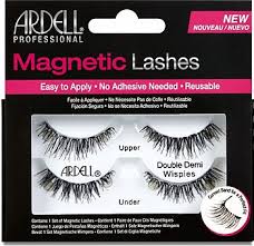 Two demi wispies stacked for mega wispies impact Ardell Magnetic Lash Double Demi Wispies Ardell Magnetic Lashes Madame Madeline Lashes