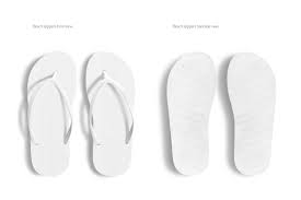 Beach Slippers Product Mockup 68674 Beach Slippers Slippers Mockup
