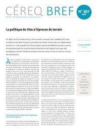 Dans un fichier.css externe et lié via la balise link. La Politique Du Titre A L Epreuve Du Terrain Cereq