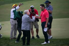 Jon rahm celebrates us open victory with wife, newborn son 0 shares jon rahm hit some incredible shots down the stretch to hold off louis oosthuizen and win his first u.s. Jon Rahm S Two New Attributes Composure And A Top Ranking The New York Times