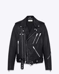 Saint Laurent Multi Zip Motorcycle Jacket In Black Leather Ysl Com Moda Ropa Hombre Chaqueta De Piel Chaqueta De Cuero