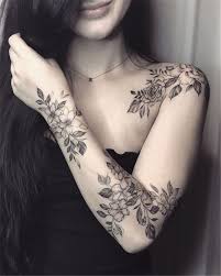 50 Atemberaubende Florale Schulter Tattoo Designs Die Sie Haben Mussen Seite 19 Von 52 Atemberau Tattoo Arm Frau Blumen Schulter Tattoo Blumen Tattoo Armel