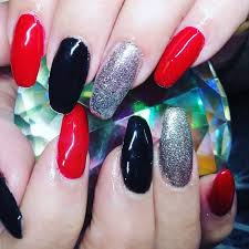 Pick out the black and red acrylic nails that resonate with you, whether you are looking to buy for yourself or as a salon owner. 25 Elegant Black Silver Nail Designs In 2020 Checopie