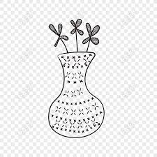 Royalty free, no fees, and download now in the size you need. Free Black And White Line Plant Flower Vase Hand Account Style Vector Png Ai Image Download Lovepik