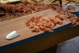 To achieve this kind of performance, you must maintain a sharp cutting burr on the scraper's edge. Make Your Own Curved Card Scraper Lost Art Press