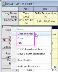 Matlab app designer toggle using radio button among multiple options in an advance calculator design. Help Online Origin Help Displaying Supporting Data In Worksheet Header Rows