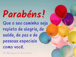 É o seu aniversário - Mensagem de Aniversário