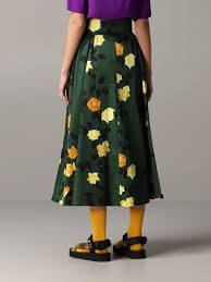 Maybe you would like to learn more about one of these? Msgm Outlet Skirt With Floral Pattern With Belt Skirt Msgm Women Green Skirt Msgm 2841mdd72207172 Giglio En
