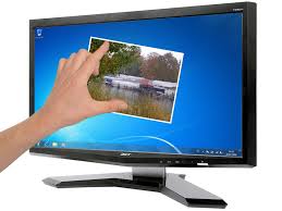 Wählen sie interne anzeige spiegeln aus. Test 23 Zoll Bildschirm Acer T230hbmidh Computer Bild