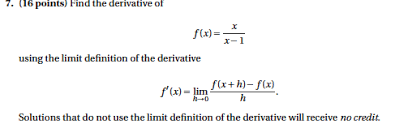 Find derivative of y = x x. Solved Find The Derivative Of F X X X 1 Using The Li Chegg Com