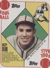 1934 DIAMOND MATCHBOOK DIZZY DEAN PROOF SAMPLE TEST CARD WORLD SERIES  CHAMPIONS