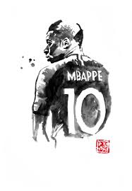 Mbappe 10 Drawing En 2020 Joueur De Foot France Mbappe Psg Joueur De Football