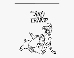 Lady & the tramp coloring pages. Coloring Pages Of Disney Lady And The Tramp Hd Png Download Transparent Png Image Pngitem