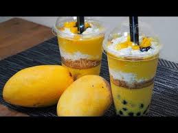 Mango Graham Shake Mango Graham Shake With Tapioca Pearls Youtube Mango Graham Mango Dessert Recipes Mango Graham Float