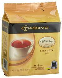 Twinings Earl Grey Tea 16 Count T Discs For Tassimo Coffeemakers Pack Of 2 Twinings Earl Grey Tea Earl Grey Tea Tassimo