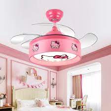 In bedrooms, ceiling fans allow you to sleep comfortably by keeping the room's temperature cooler. Kids Ceiling Fans With Led Light Children Bedroom Lighting Cartoon 220v Ceiling Fan Lights Girls Boys Room Kids Room Light Ceiling Fans Aliexpress