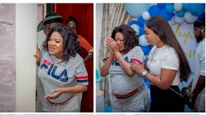 The actress couldn't hide her joy over the union. Actress And New Mom Toyin Abraham Reveals Baby S Name Daily Advent Nigeria