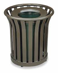 Find your trash can easily amongst the 1,894 products from the leading brands on archiexpo, the architecture and design specialist for your professional purchases. Rubbermaid Commercial Products 24 Gal Round Trash Can Metal Bronze 2gwj5 Fgmt22plabz Grainger