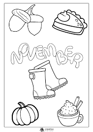 November Coloring Pages (15+ Free Printable PDFs)