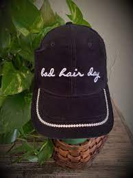 Bad Hair Day Hat Bad Hair Day Cap Swarovskiblack Corduroy Etsy Bad Hair Day Hat Bad Hair Bad Hair Day