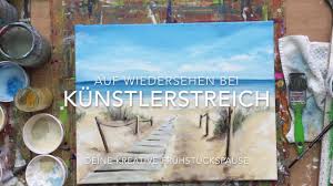 Noch ein vorschlag für diejenigen, die gerne abstrakt und experimentell arbeiten:hier wid die farbe erst mit wasser verdünnt und auf dem blatt mit dem fön. Abstrakte Malerei Acryl Einfache Technik Fur Anfanger Schwamm Landscape Youtube