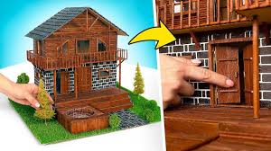 Schlauschleim sam und seine freundin susi lieben ihre hamster. Wie Man Ein Luxus Haus Aus Pappe Und Holzstabchen Baut Youtube