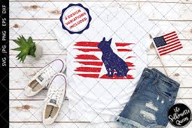 Download French Bulldog Dog Flag Graphic By Thesilhouettequeenshop Creative Fabrica PSD Mockup Templates