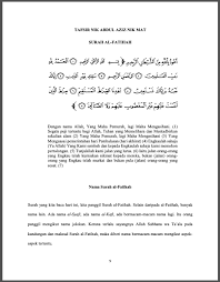 Tafsir surah fatihah ayat 5 bahagian 1 salah faham bab perantaraan. Tafsir Al Quran Nik Abdul Aziz Nik Mat Surah Al Fatihah
