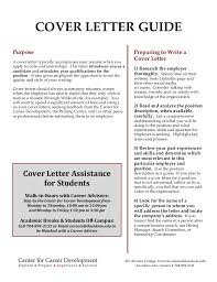 Davidson College Cover Letter Guide