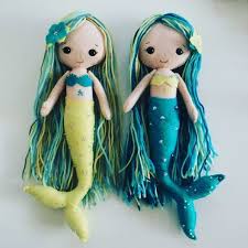 Special Custom Order Mermaid Twins Gingermelongirl Etsy Handmade Felt Mermaids Mermaid Toys Mermaid Dolls Etsy Mermaid