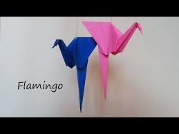 Votre Dose D Inspiration Tutoriel D Origami Flamingo Origami Deco Origami