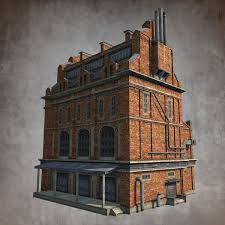 3d Model Brick Factory 3d Model Brick Old Factory