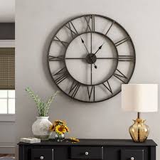 oversized elborough roman no iron wall clock wanduhr dekoration eisenwand wanduhr