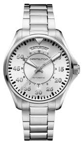 Trova una vasta selezione di orologi da polso hamilton khaki aviation a prezzi vantaggiosi su ebay. Hamilton Khaki Aviation Pilot Day Date Auto Men S Watch H64615155 Watchmaxx Com