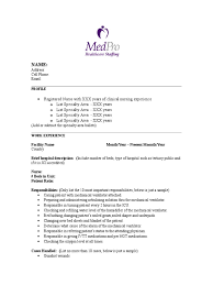 A nursing resume template that gets interviews. Revised Medpro International Nursing Resume Template Intensive Care Unit Pulmonology