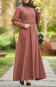 Giy Cik Cepli Tam Boy Ferace Somon Hijab Fashion Inspiration Bridesmaid Dresses Fashion