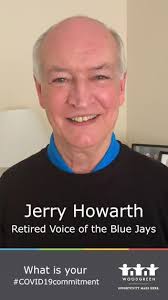 ⭐Toronto Blue Jays broadcasting legend #JerryHowarth shares his  #COVID19Commitment