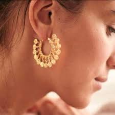 Sézane Tia Hoop Earring Silver Hoop Earrings