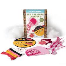 Sea Creature Cushions Craft Kit Pillow Crafts Craft Kits Cushion Kit