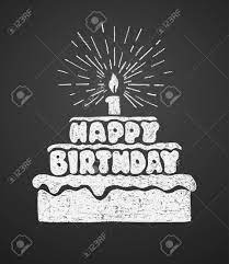 Browse our birthday chalkboard color images, graphics, and designs from +79.322 free vectors graphics. Cake With A Candle And Happy Birthday Text Vector Illustration On The Chalkboard Eps8 Rgb Global Colors Royalty Free Cliparts Vectors And Stock Illustration Image 62684525