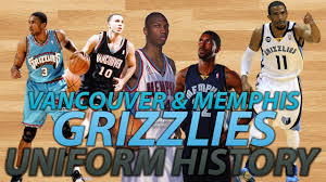 Shop vancouver grizzlies apparel and grizzlies gear at fanatics. Nba Uniform History Vancouver Grizzlies Memphis Grizzlies Youtube