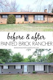 Contemporary vintage flush mount ceiling light. 25 Inspiring Exterior House Paint Color Ideas Painted Brick Exteriors Before And After