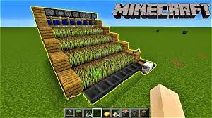 You can easily set a full wheat farm by using a bit of redstone. Top 5 Minecraft Automatic Farms