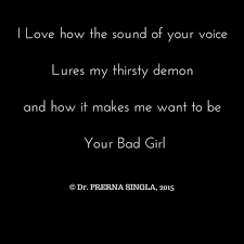 I Love How The Sound Of Your Voice Lures My Thirsty Demon Romantic Quotes Quotes Love Quotes