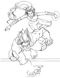 Free x men coloring pages. Online Coloring Pages Coloring Page Storm And Beast X Men Download Print Coloring Page